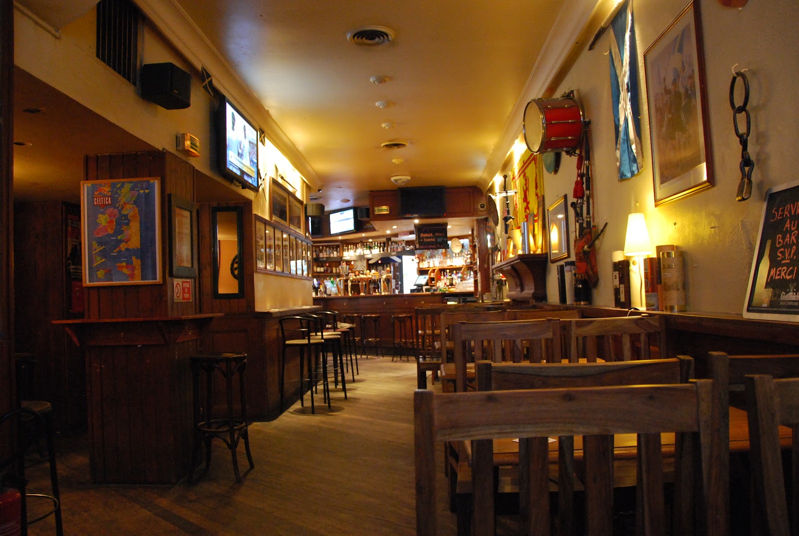 The Auld Alliance Paris bar interior