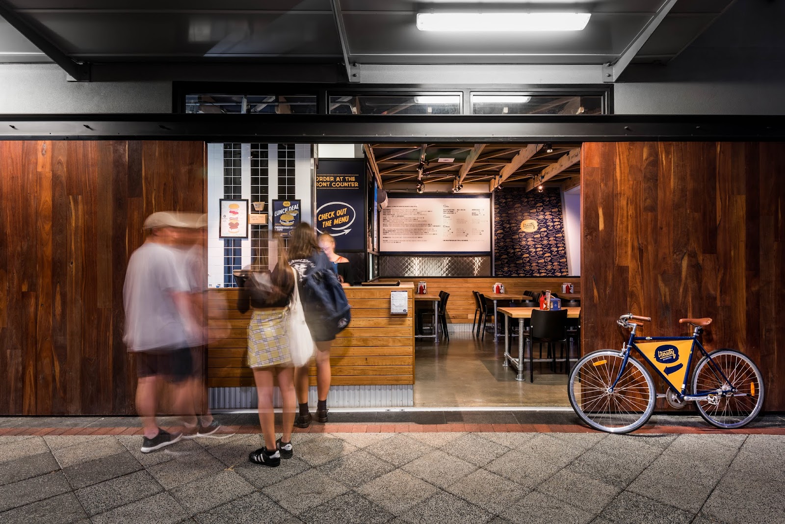 Varsity Bar Northbridge interior with sports screens