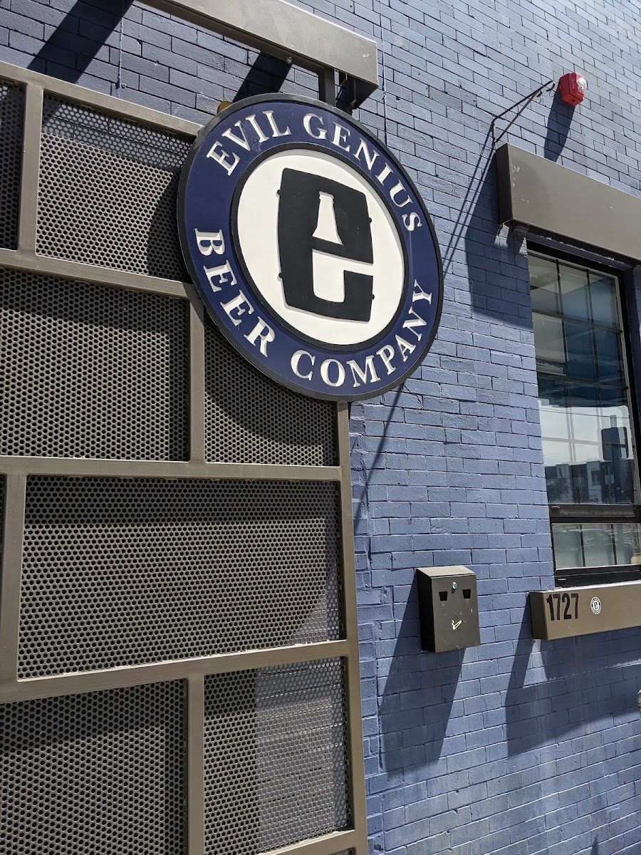 Evil Genius Beer Company cocktail at the bar