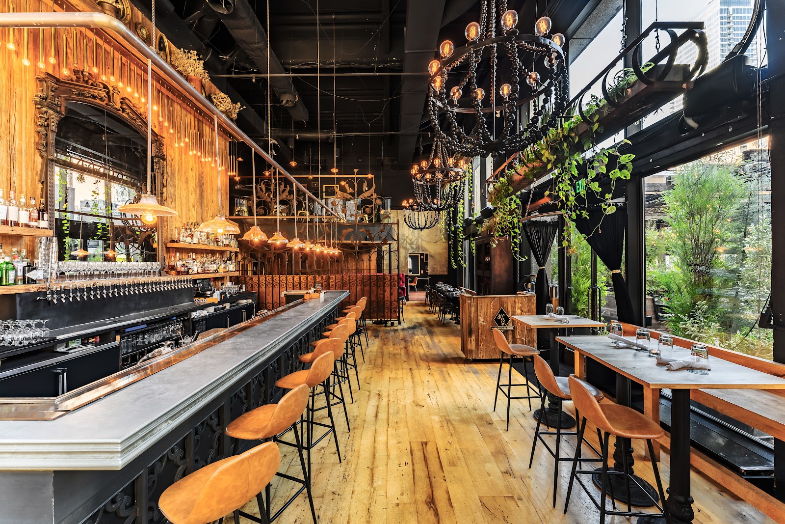 Harper's Garden open-air courtyard bar near Rittenhouse Square, Philadelphia