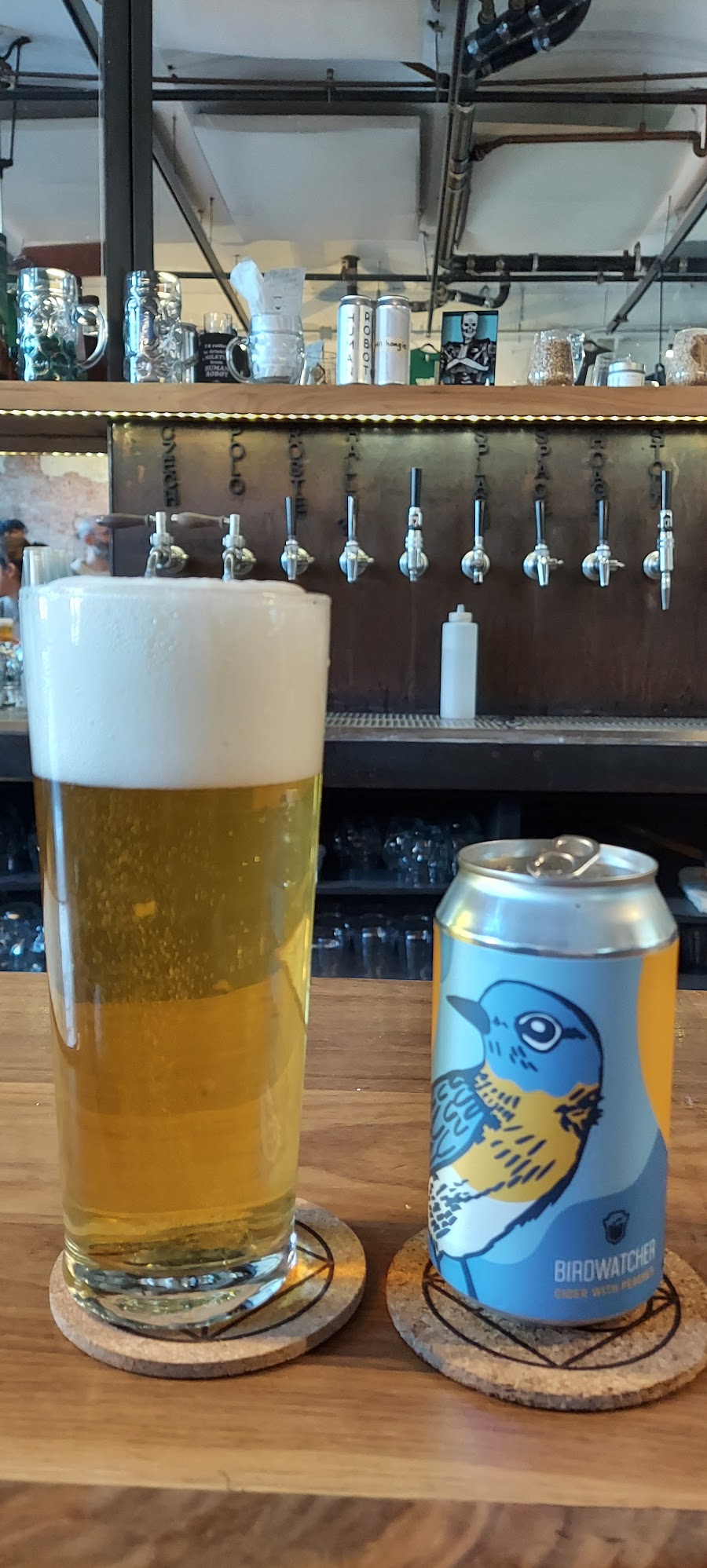 Taproom interior at Human Robot in Kensington Philadelphia