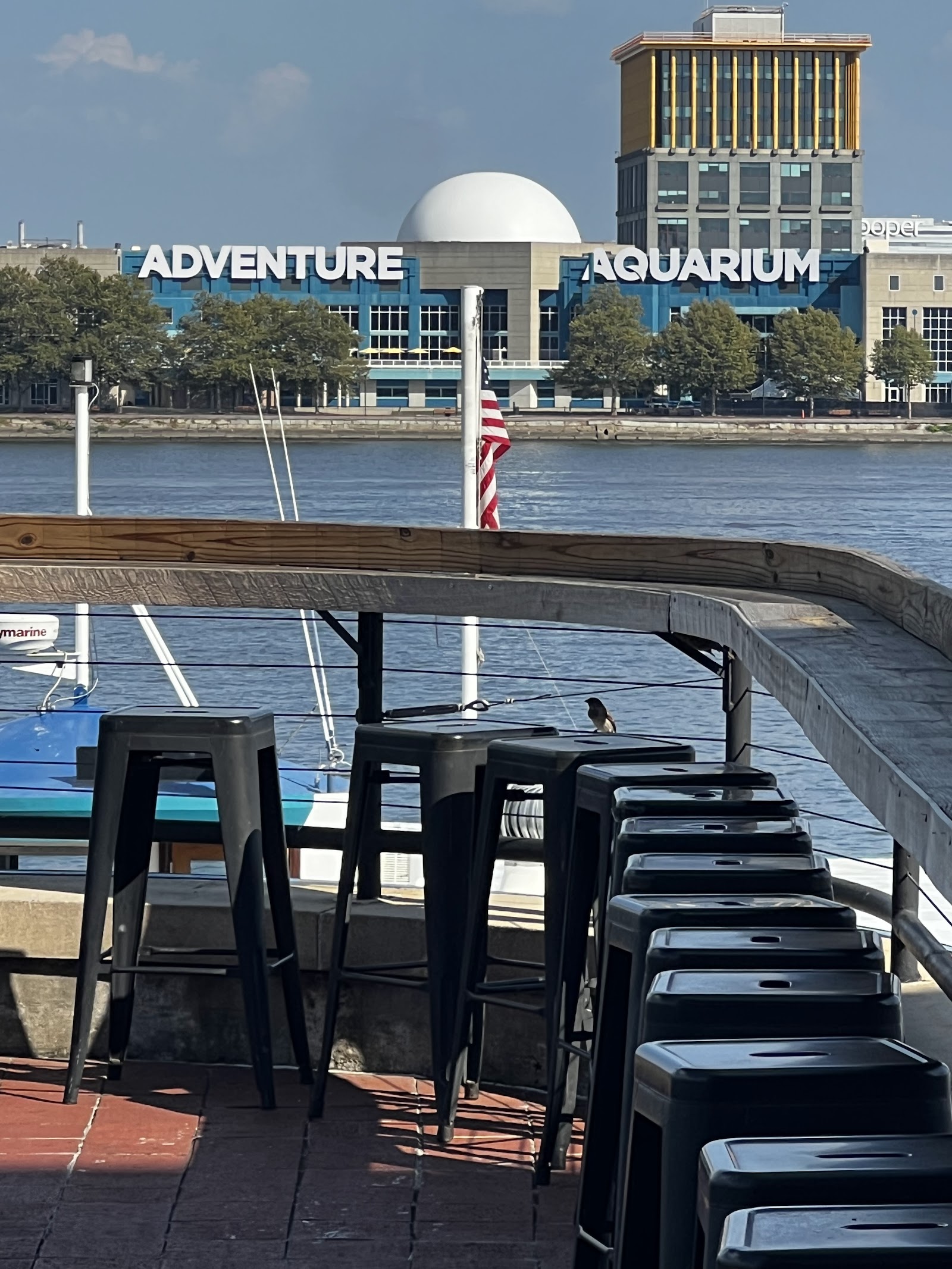 Liberty Point waterfront bar and rooftop at Penn's Landing, Philadelphia