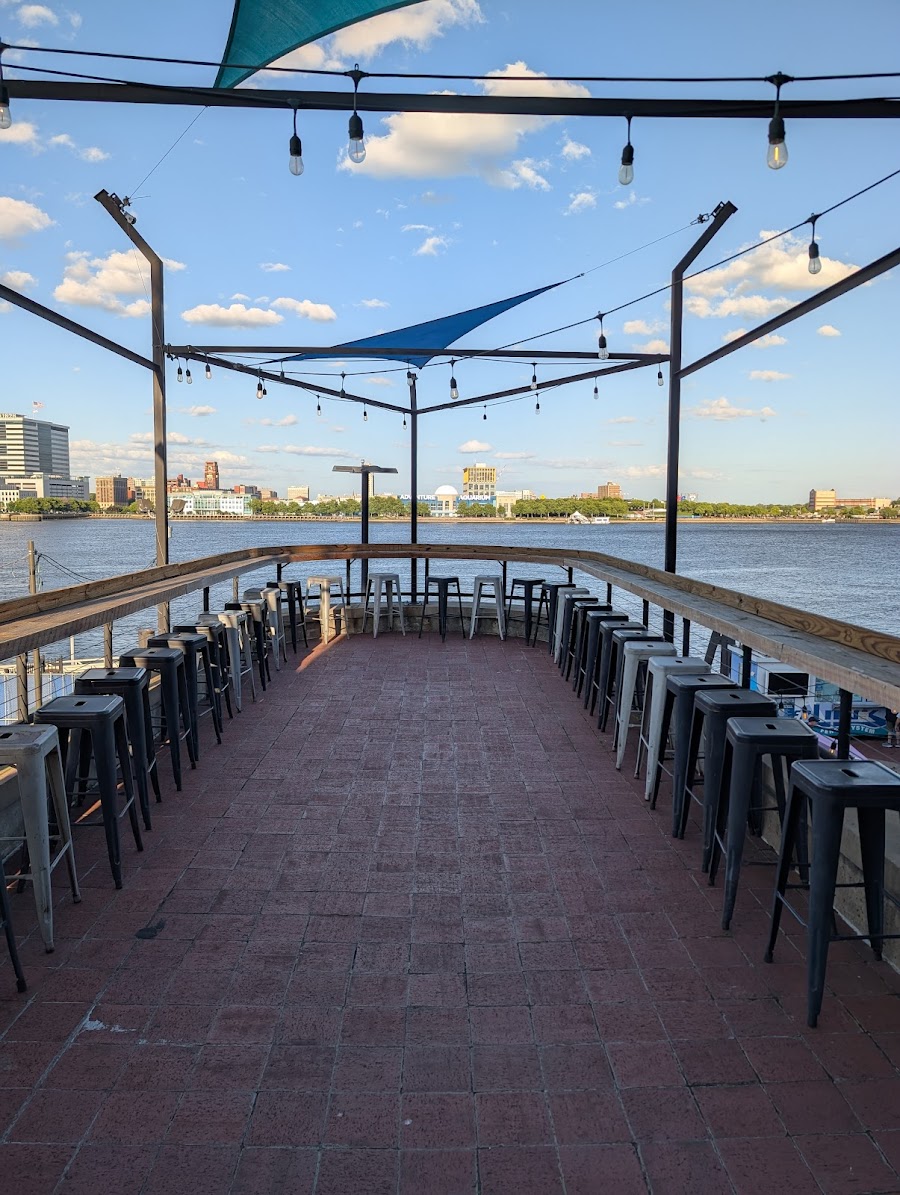 Liberty Point waterfront bar and rooftop at Penn's Landing, Philadelphia interior