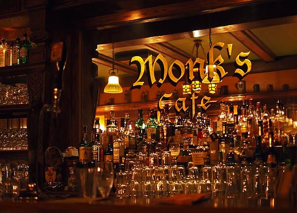 Monk's Cafe Philadelphia bar interior