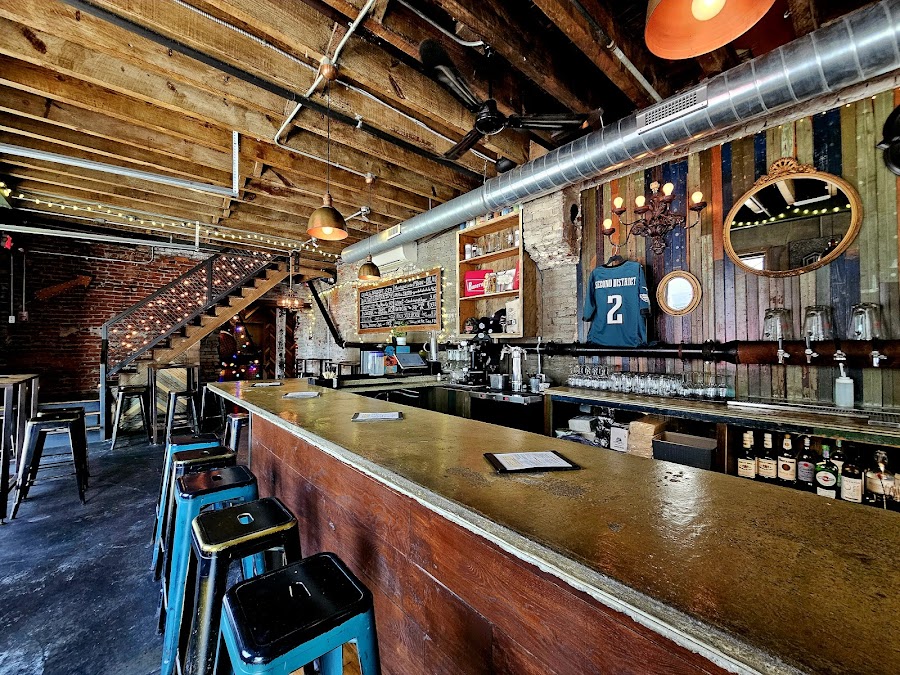 Second District Brewing bar detail