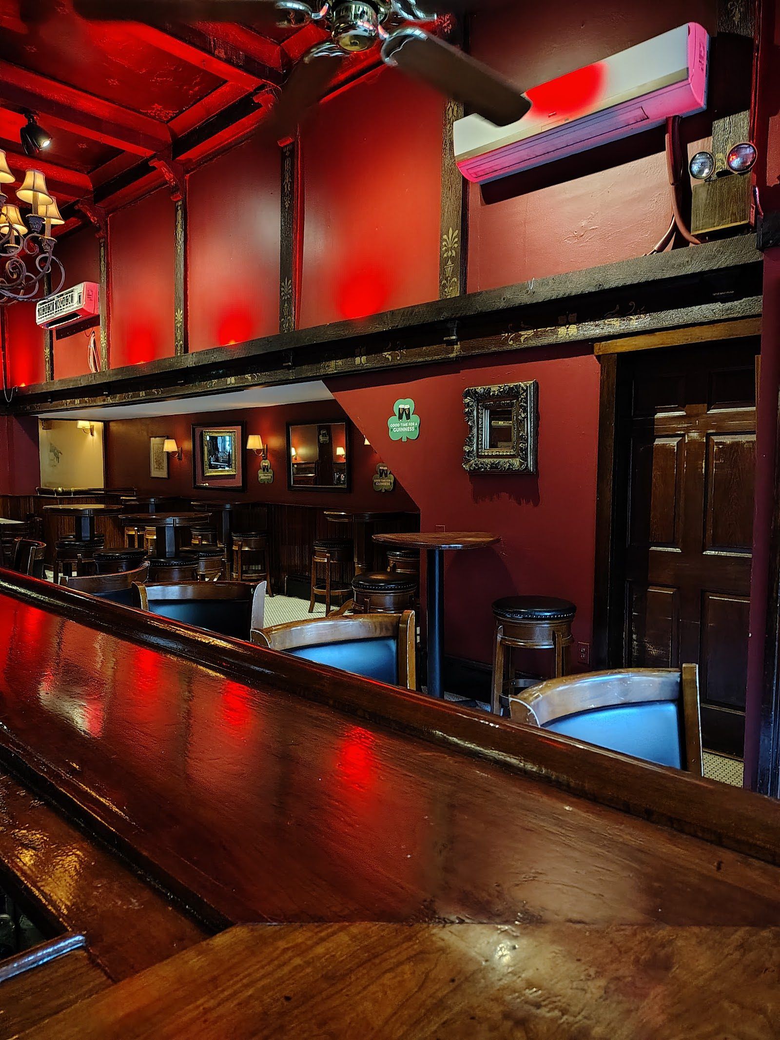 The Irish Pub Philadelphia bar interior