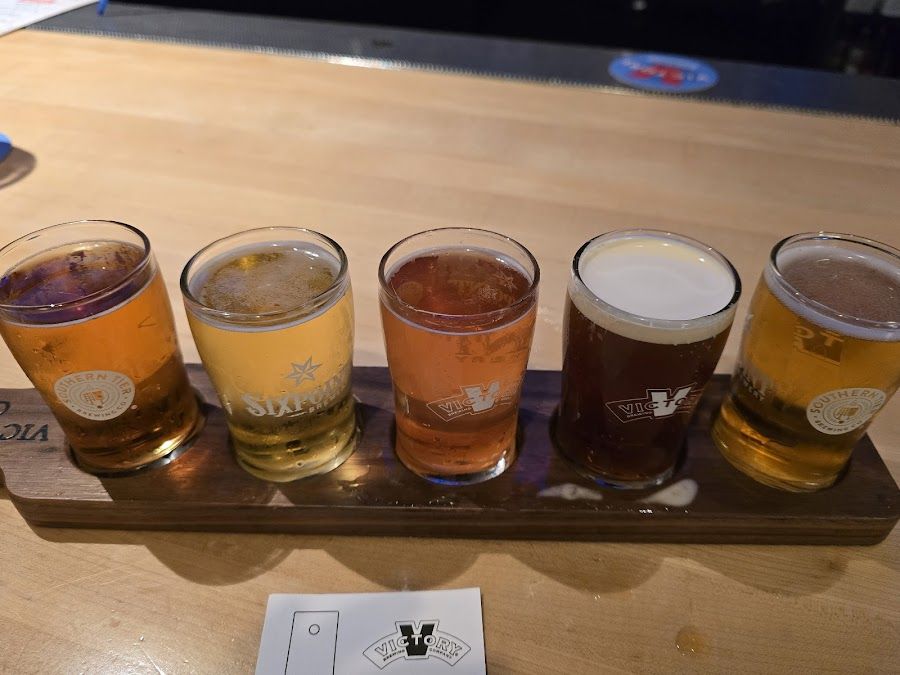 Victory Brewing Tasting Room cocktail at the bar