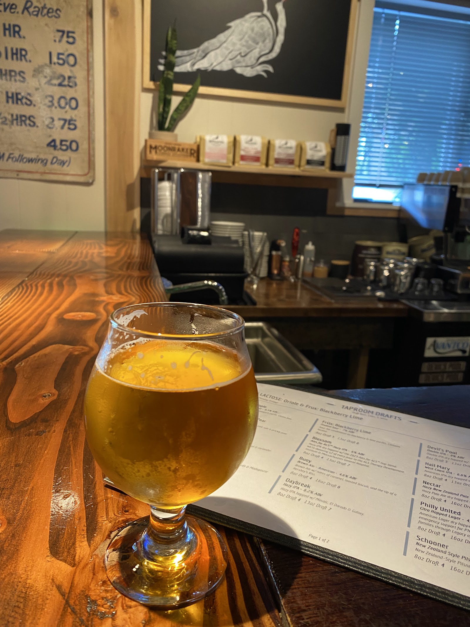 Wissahickon Brewing Company taproom on West Schoolhouse Lane, East Falls, Philadelphia
