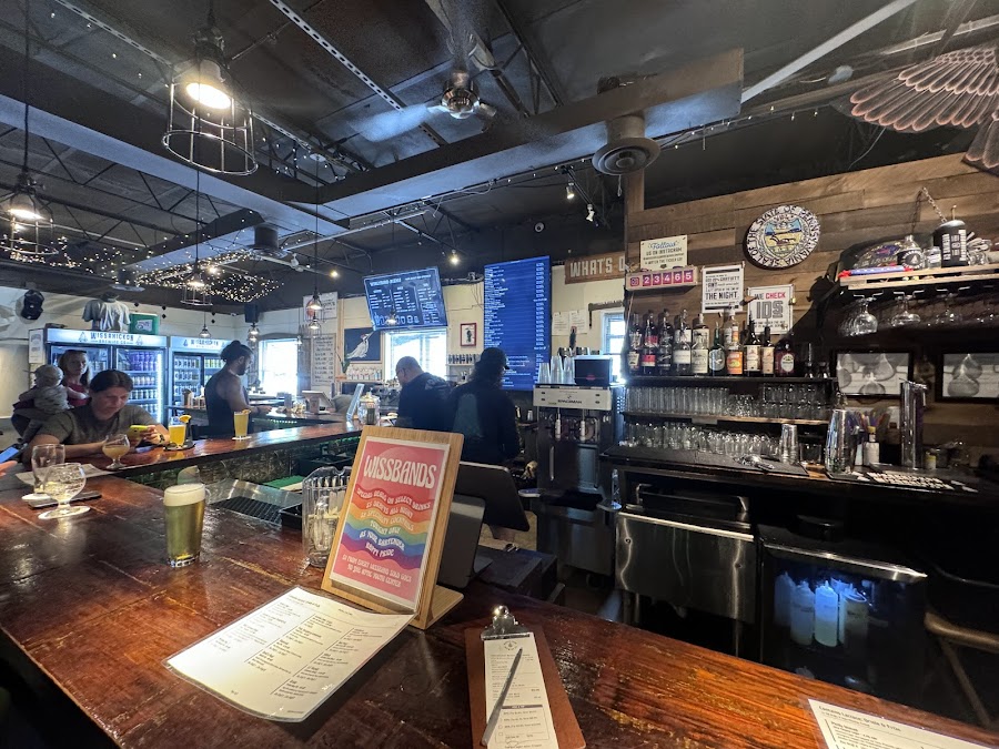 Wissahickon Brewing Company taproom on West Schoolhouse Lane, East Falls, Philadelphia interior