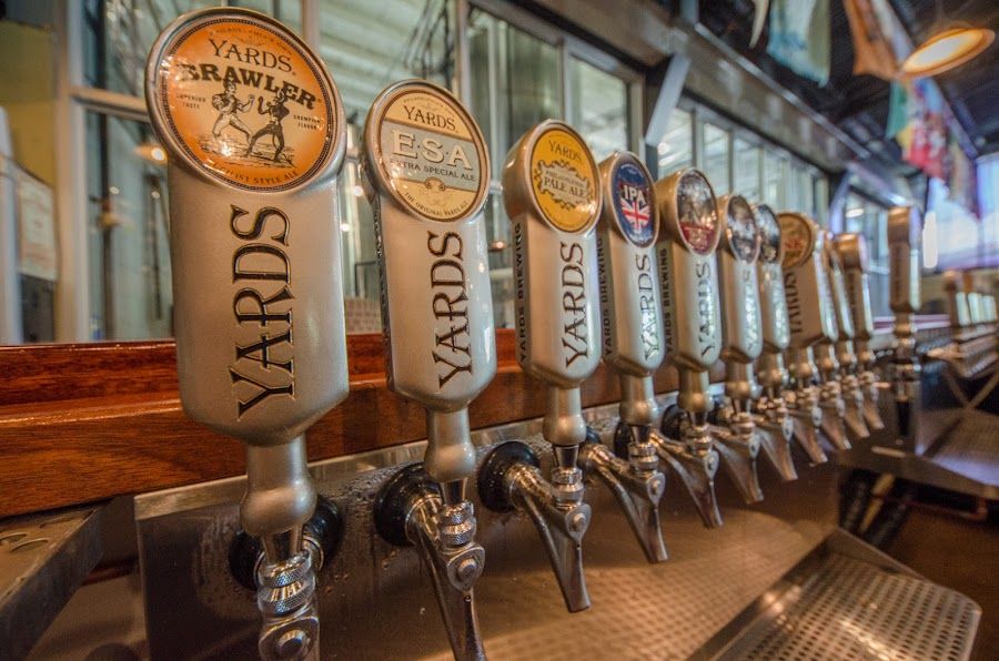 Yards Brewing Company Philadelphia interior