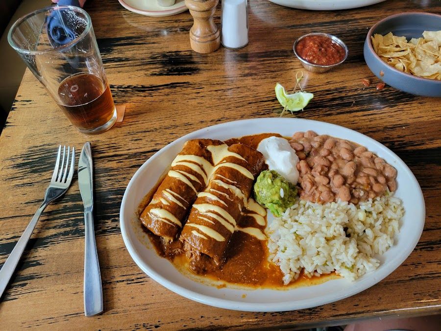 Blanco Tacos & Tequila cocktail at the bar