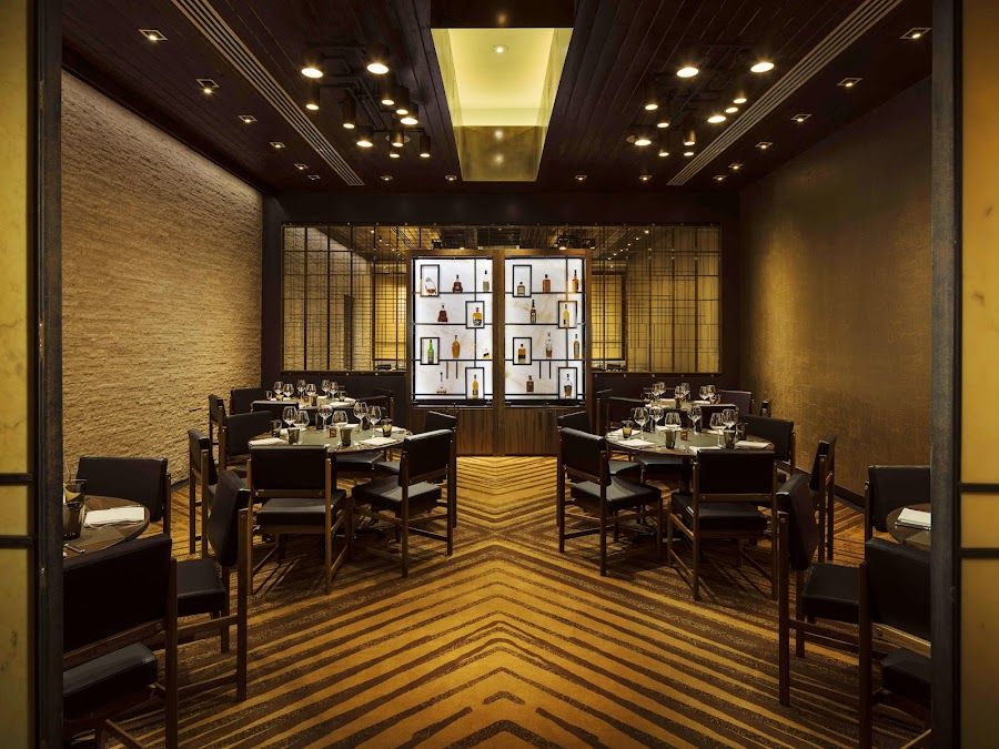Bourbon Steak Bar Phoenix cocktail at the bar