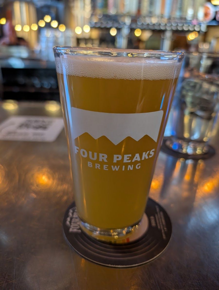 Four Peaks Brewing Co cocktail at the bar
