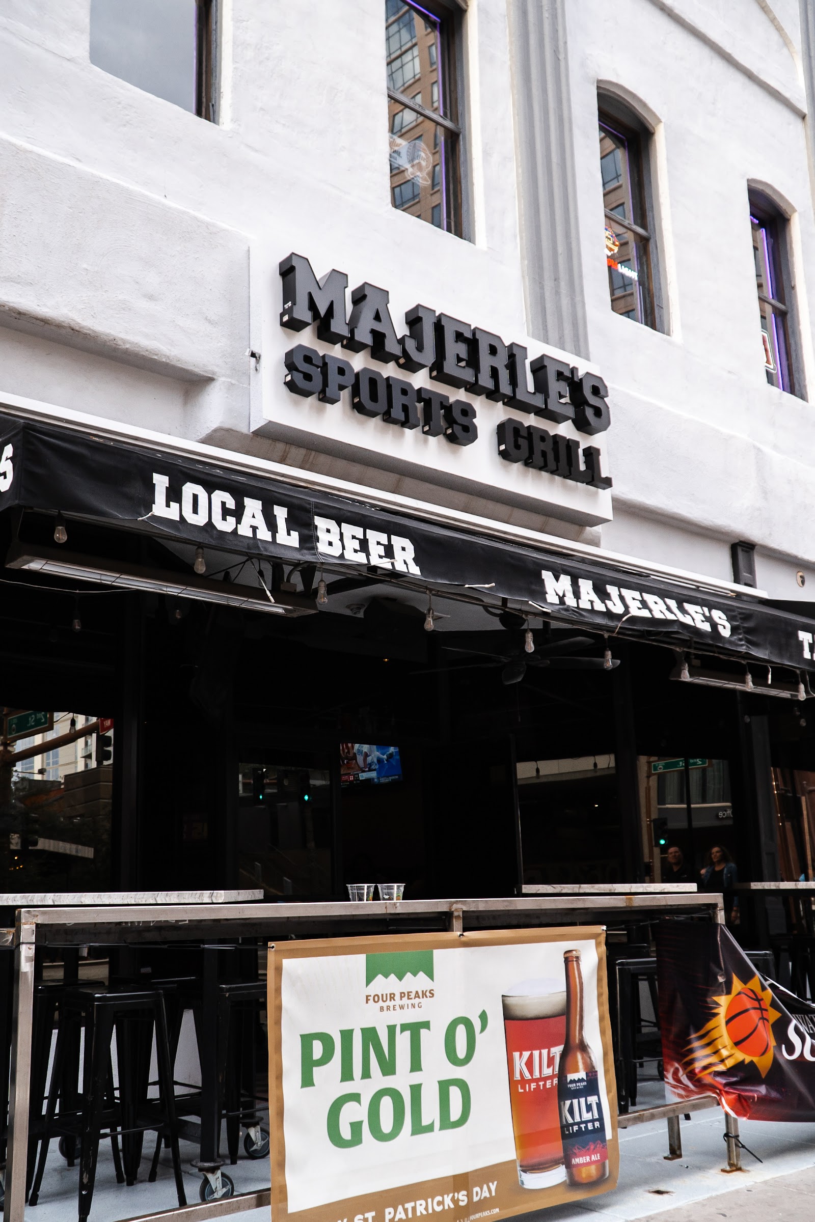 Majerle's Sports Grill in downtown Phoenix near the arena
