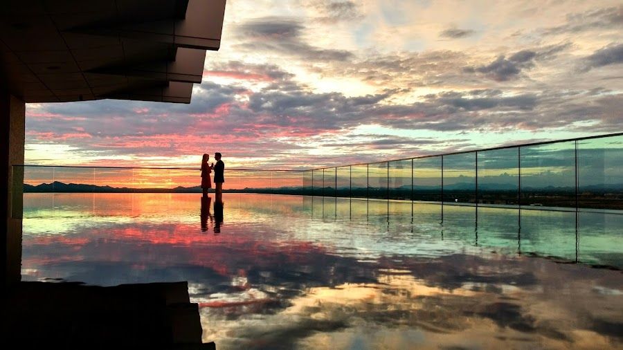 Orange Sky at Talking Stick Salt River atmosphere