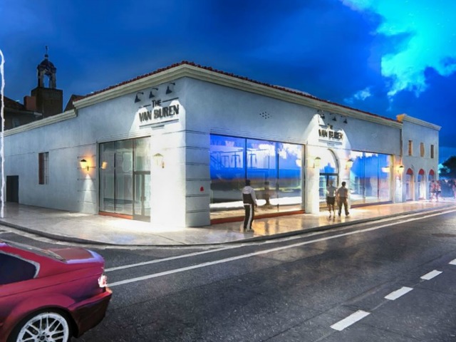 The Van Buren live music venue marquee in downtown Phoenix