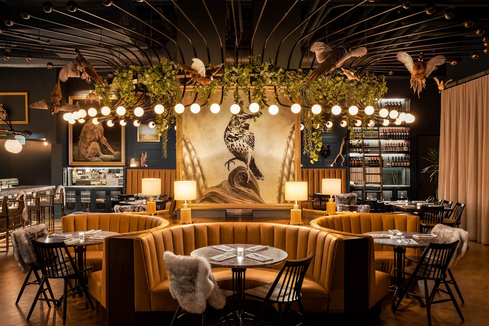 Wren and Wolf cocktail bar interior on North Central Avenue, downtown Phoenix