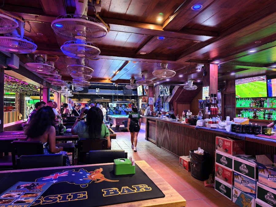 Aussie Bar stools at the bar