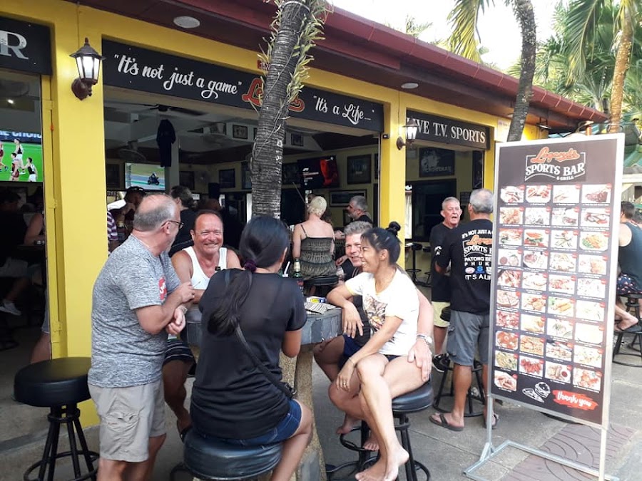 Legends Sports Bar & Grill Phuket interior detail 2