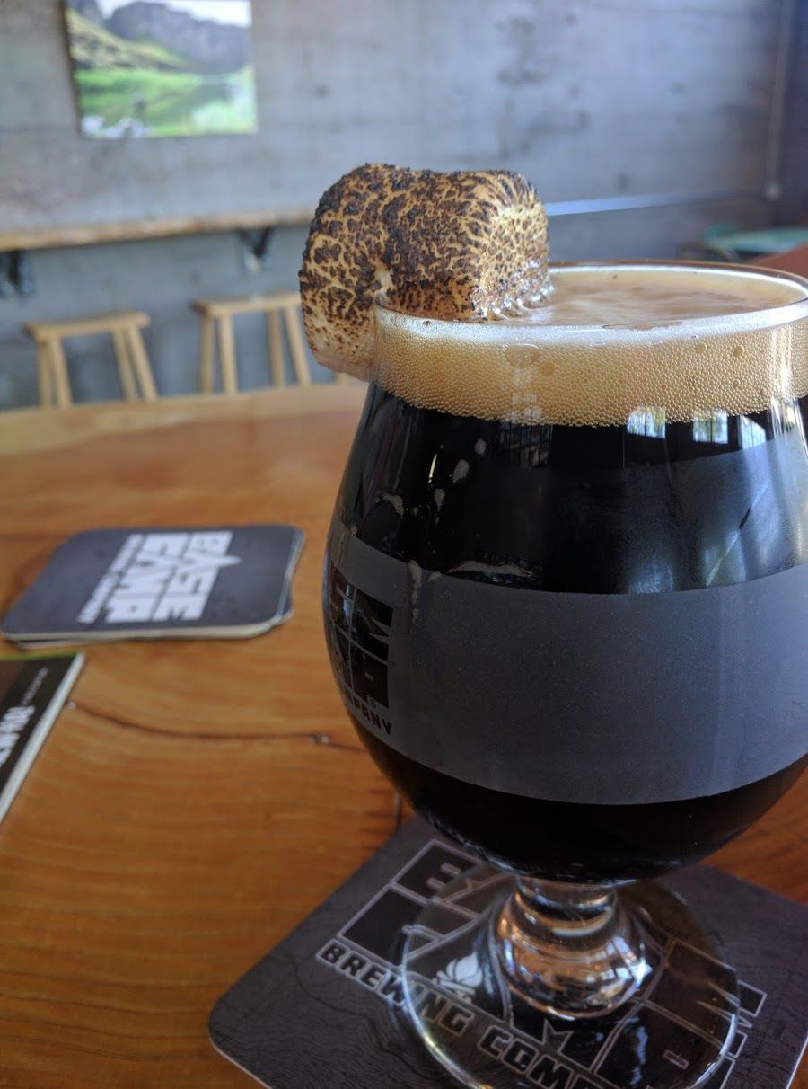 Base Camp Brewing Company cocktail at the bar