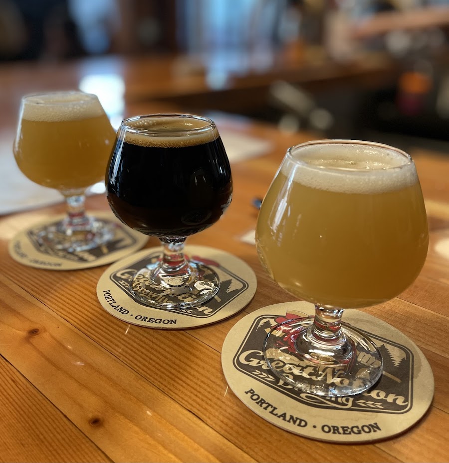 Taproom and beer garden at Great Notion Brewing on Alberta Street