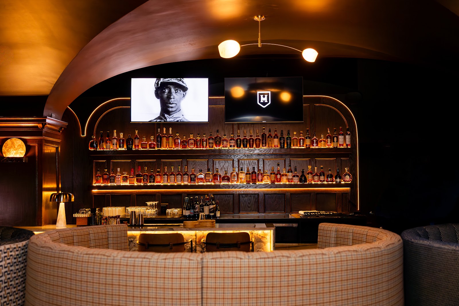 Honorable Mention sports lounge inside the Benson Hotel, downtown Portland