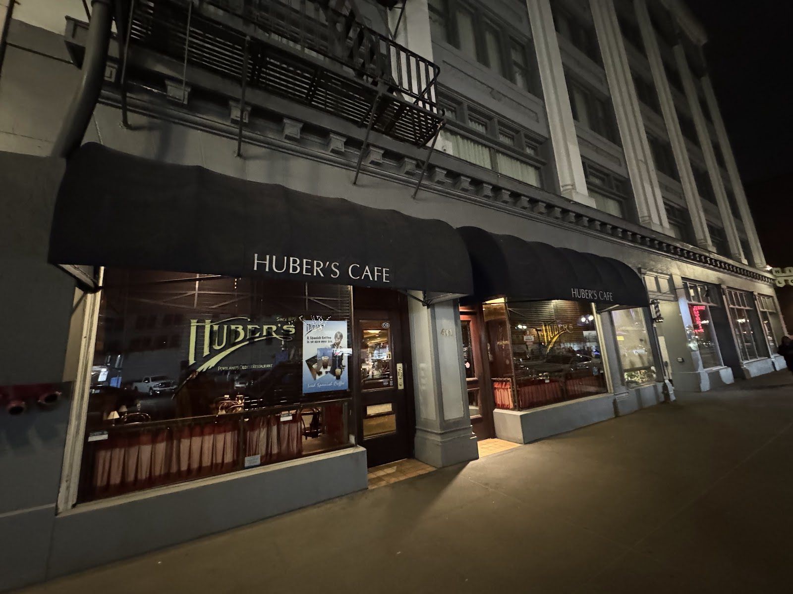 Huber's Cafe, Portland
