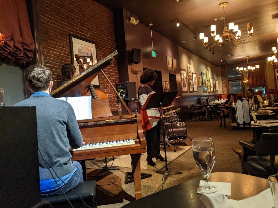 Jimmy Mak's Jazz Club cocktail at the bar