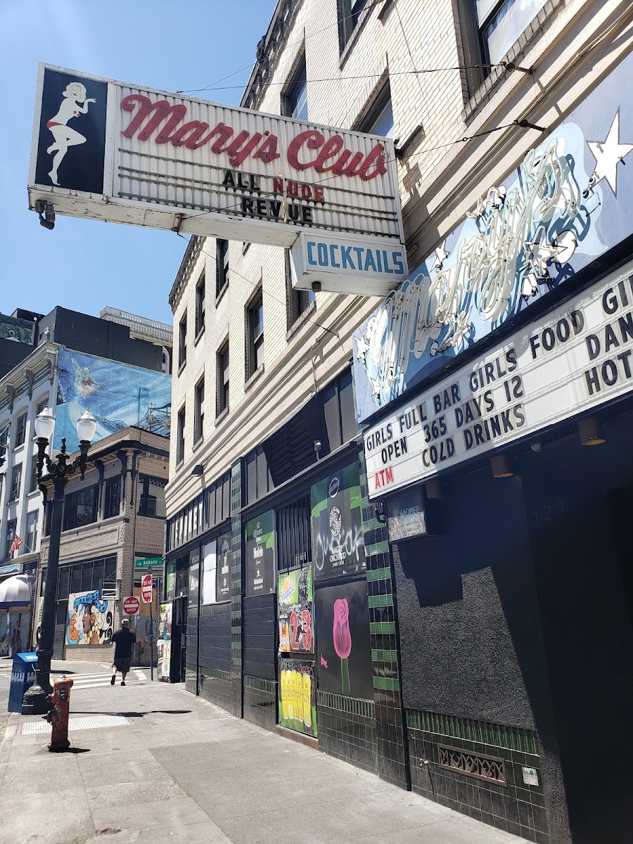 Mary's Club historic bar interior, downtown Portland