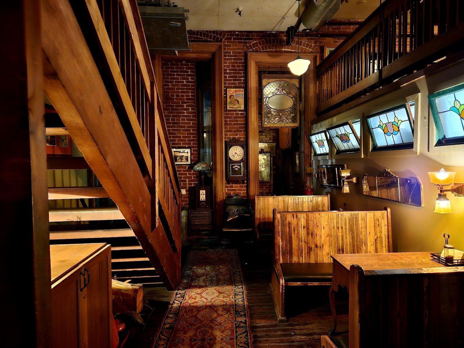 Old Town Pizza & Brewing Portland bar interior