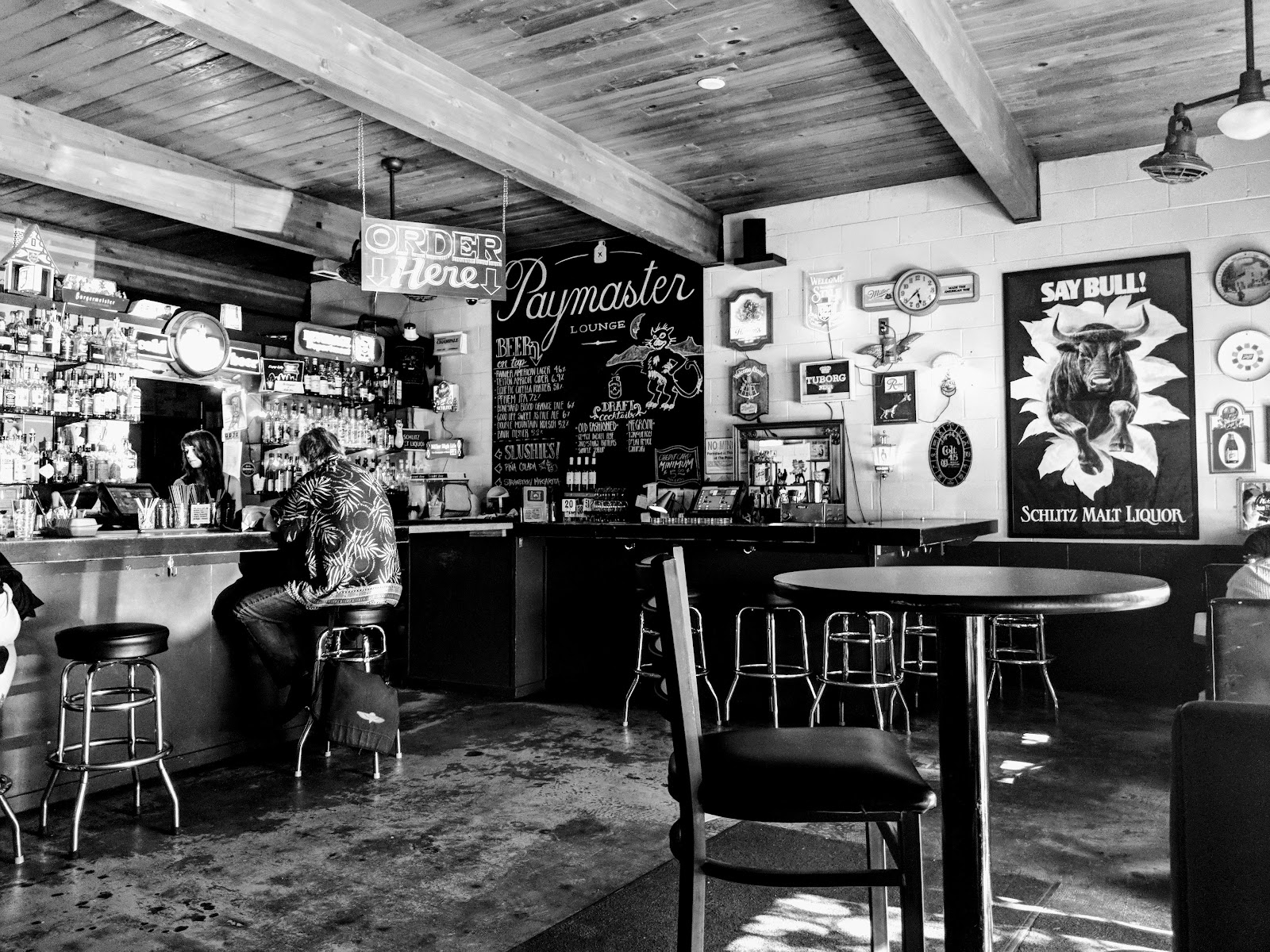 Paymaster Lounge Portland bar interior