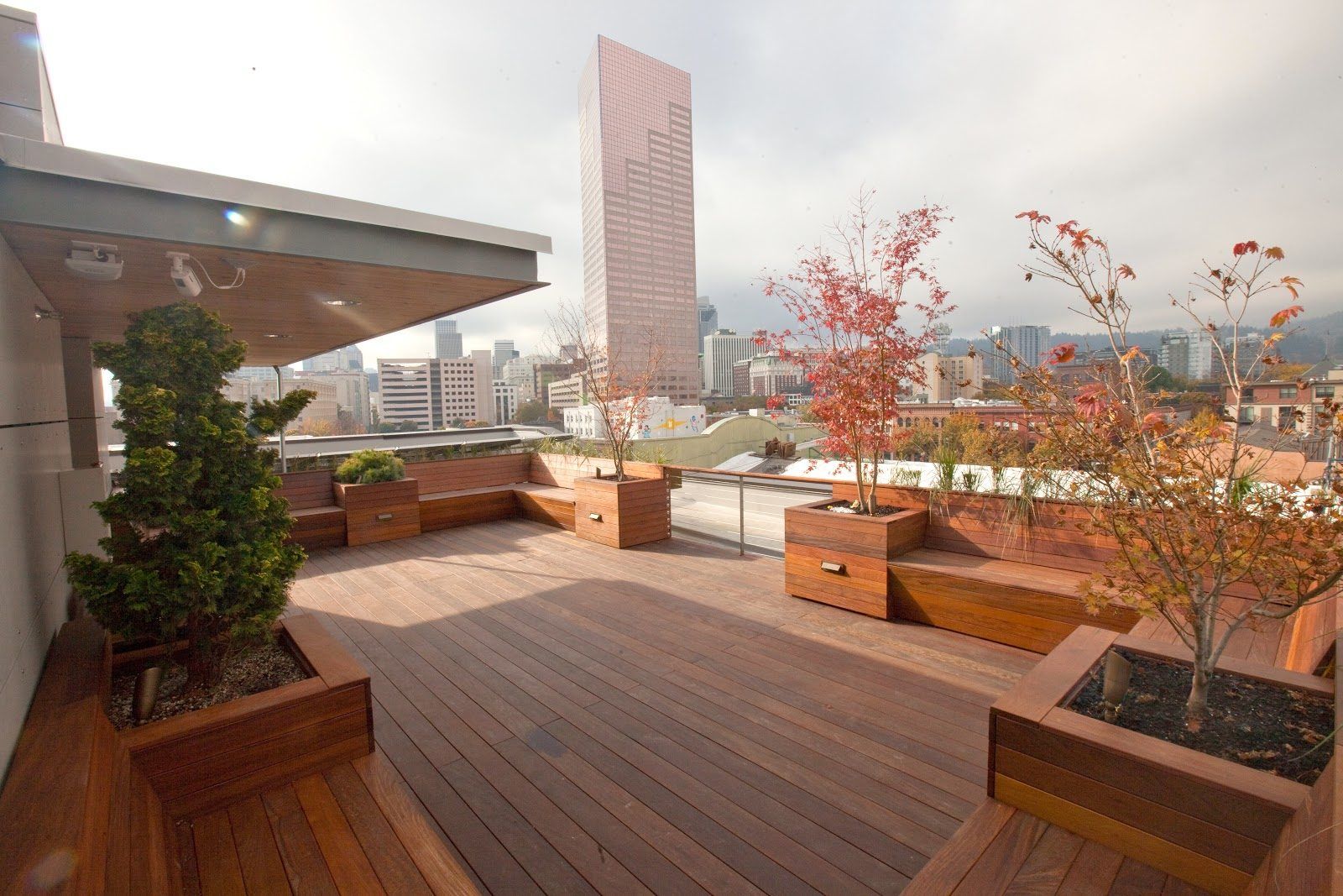 The Society Hotel Rooftop Portland bar interior
