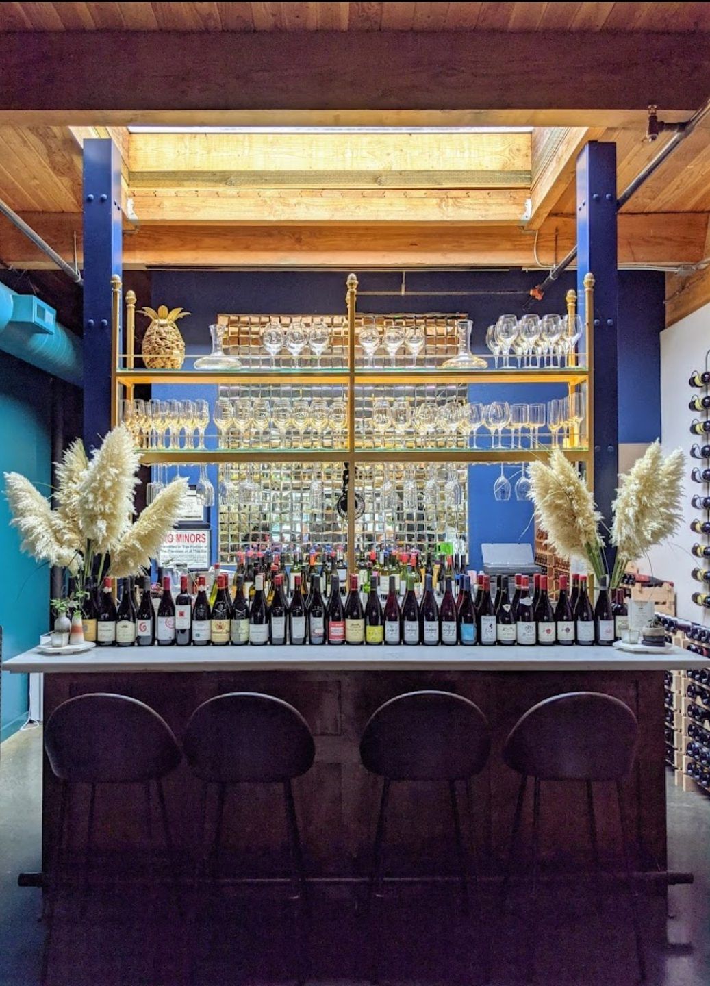 Stem Wine Bar Portland bar interior