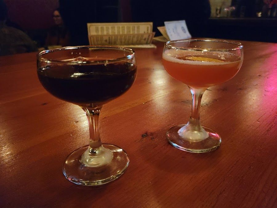 Richmond Bar cocktail at the bar