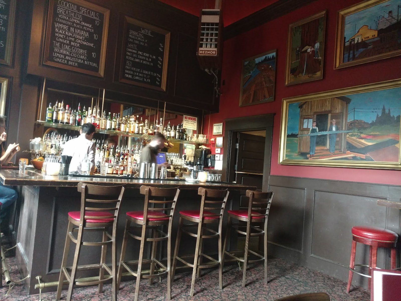 The Secret Society Portland bar interior
