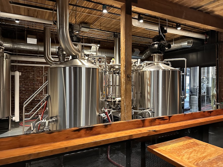 Taproom and bar at Wayfinder Beer in inner Southeast Portland