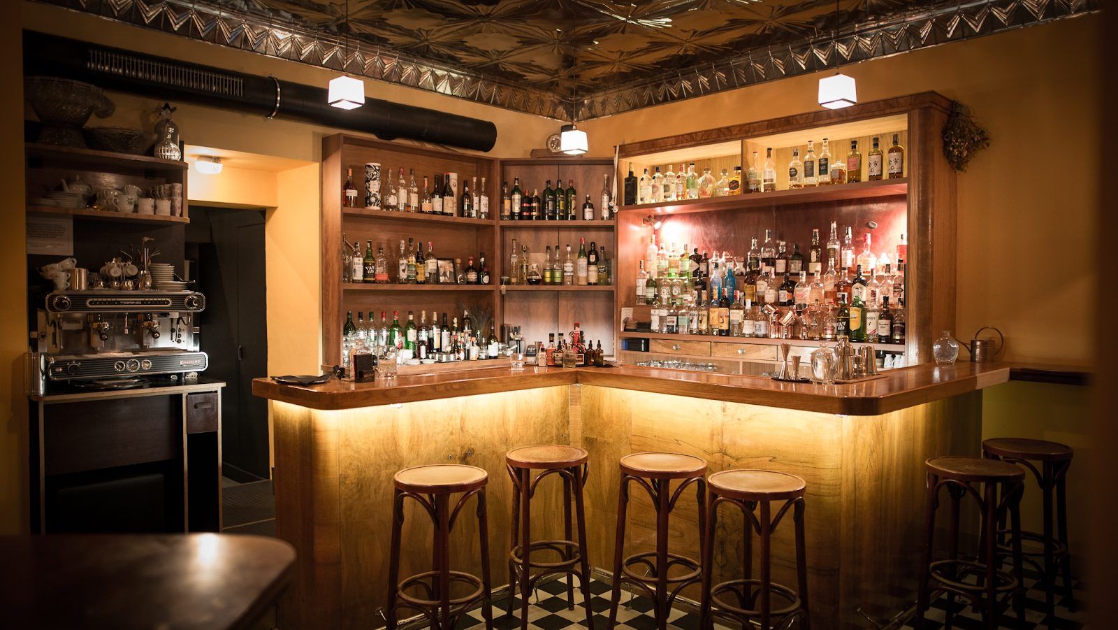 Bonvivant's Prague bar interior