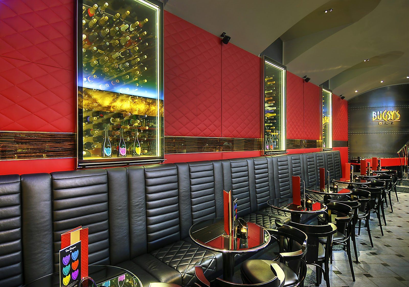 Bugsy's Cocktail Bar Prague bar interior