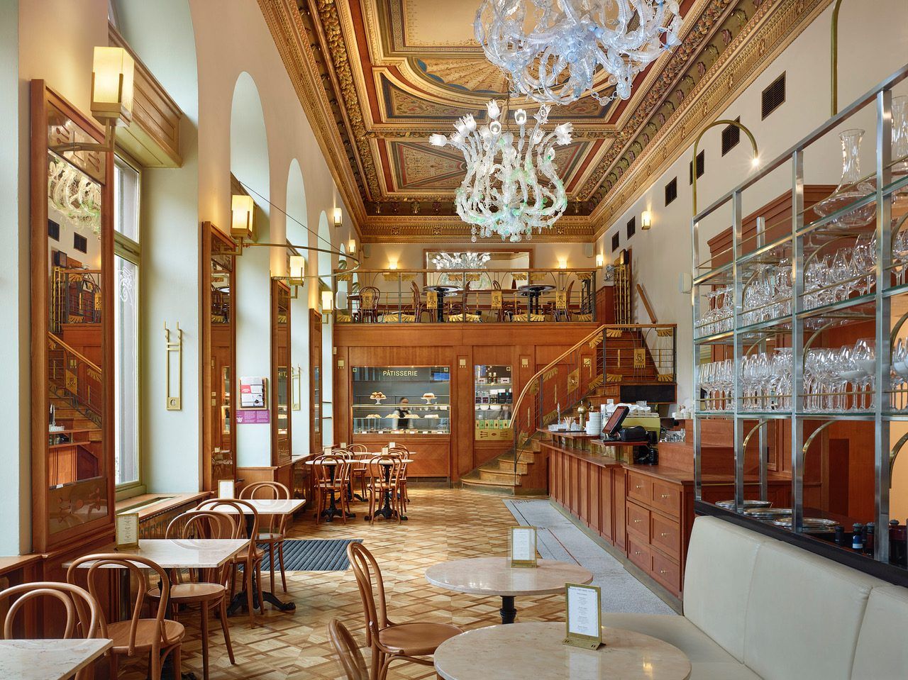 Cafe Savoy Prague bar interior