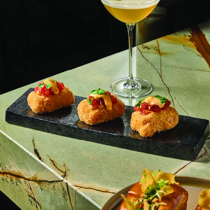 CottoCrudo bar and lounge interior, Four Seasons Prague