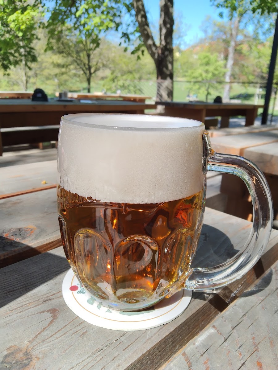 Klamovka Beer Garden, Prague