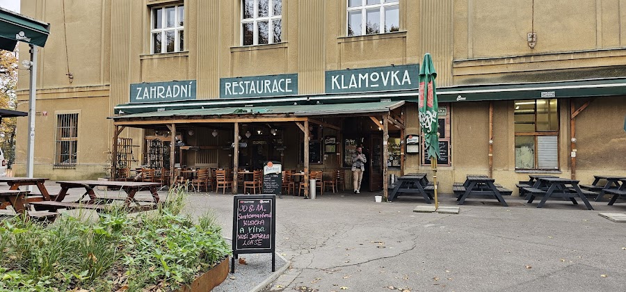 Klamovka Beer Garden, Prague