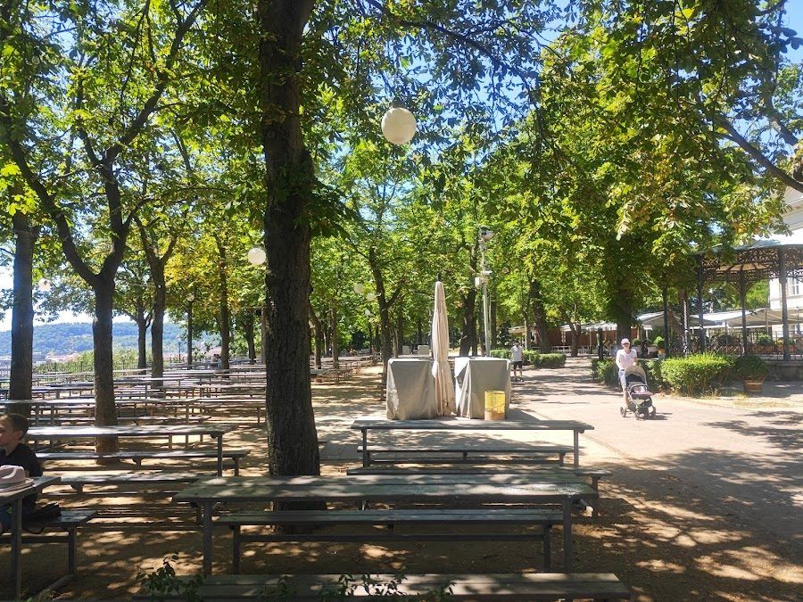 Letna Beer Garden Letna atmosphere