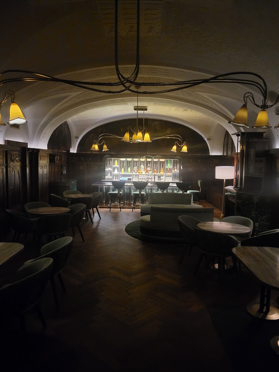 Minus One cocktail bar inside W Prague on Wenceslas Square bar
