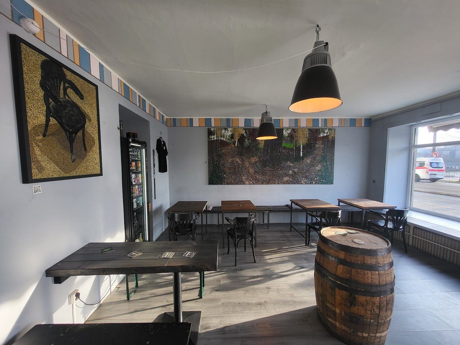 Naplavka Craft Beer Prague bar interior