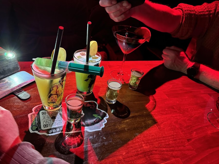 Nightmare horror-themed cocktail bar on Ujezd in Prague Mala Strana interior
