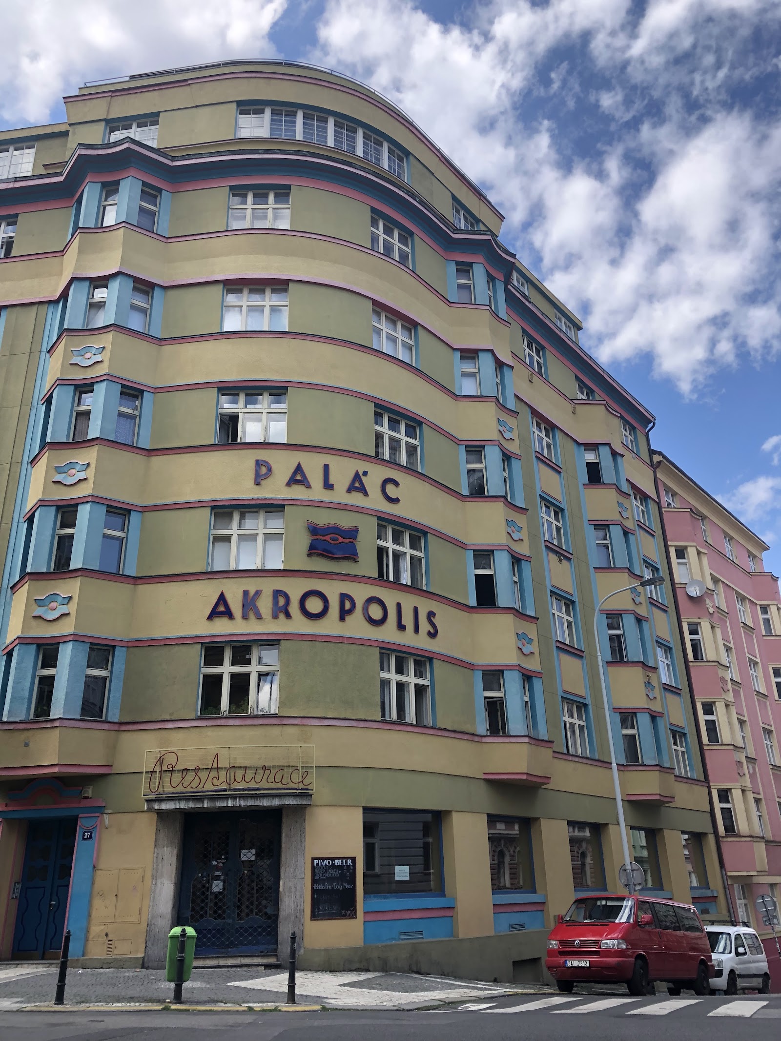 Palác Akropolis culture house in Žižkov, Prague