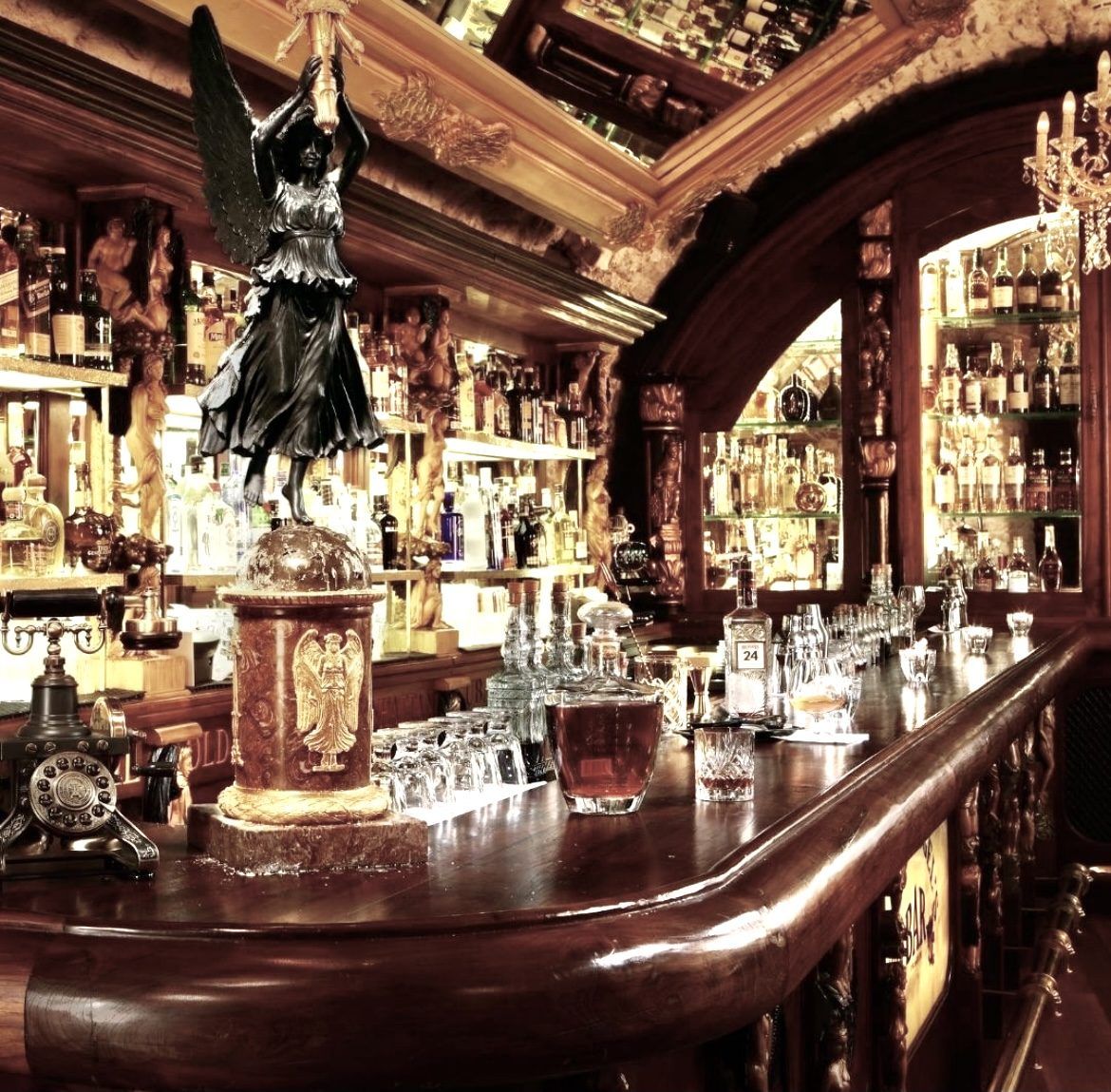 Black Angel's Prague bar interior