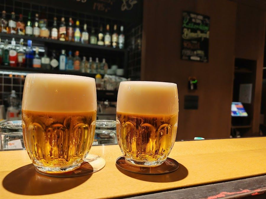The Pub Praha cocktail at the bar