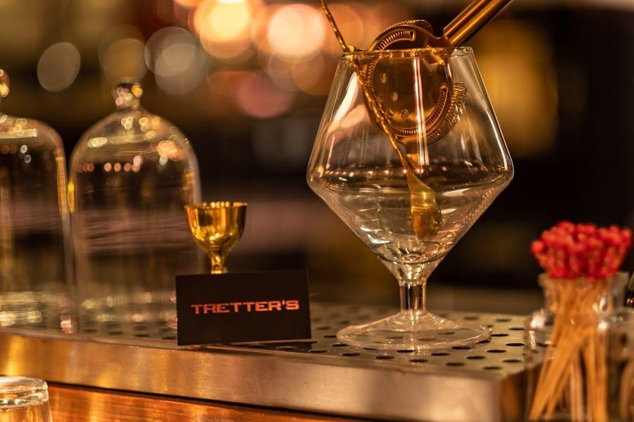 Tretter's cocktail at the bar